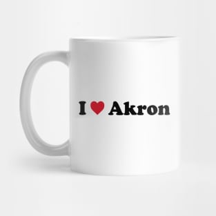 I Love Akron Mug